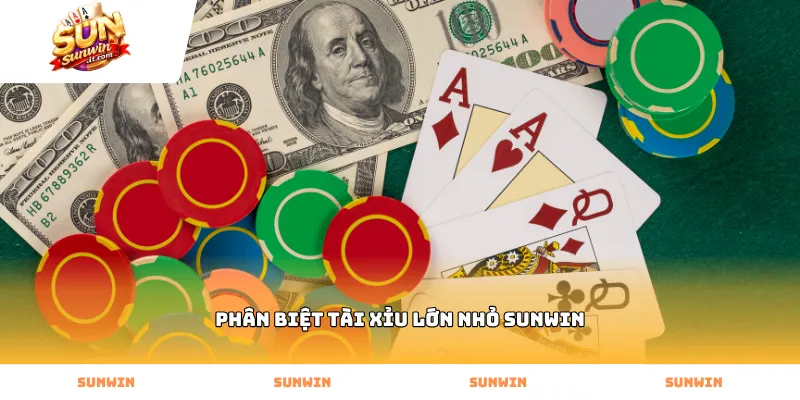 Cách phân biệt tài xỉu lớn nhỏ Sunwin theo điểm số